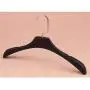 LIShuai 1Pcs Black Thick Wide Shoulder Plastic Clothes Hanger Coats Jacket (Black,One Size) LIShuai 1Pcs Black Thick Wide Shoulder Plastic Clothes Hanger Coats Jacket (Black,One Size)