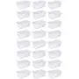 STERILITE 16428012 6 Quart/5.7 Liter Storage Box, White Lid with Clear Base (6 Quart, 24 Count) STERILITE 16428012 6 Quart/5.7 Liter Storage Box, White Lid with Clear Base (6 Quart, 24 Count)