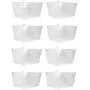 Sterilite 56 Quart Clear Storage Boxes See-through with White Lid (Pack Of 8) Sterilite 56 Quart Clear Storage Boxes See-through with White Lid (Pack Of 8)