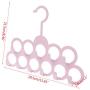 jiulonerst 11 Holes Clothes Tie Belt Shawl Scarf Hanger Display Holder Closet Organizer for Home Decor