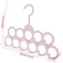 jiulonerst 11 Holes Clothes Tie Belt Shawl Scarf Hanger Display Holder Closet Organizer for Home Decor