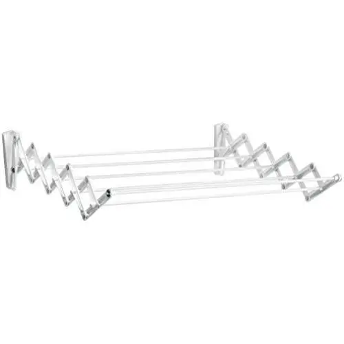 Polder Wall-Mount 24-Inch Accordion Clothes Dryer White