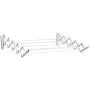 Polder Wall-Mount 24-Inch Accordion Clothes Dryer White