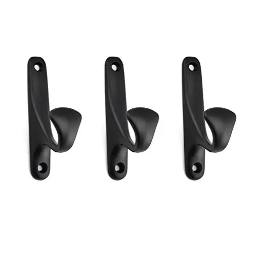 3-Pack Zinc Alloy Single Hook Hanger Wall Mounted Coat Robe Towel Hook Single Prong Hook for Kitchen Bedroom Laundry Room Dorm 3-Pack Zinc Alloy Single Hook Hanger Wall Mounted Coat Robe Towel Hook Single Prong Hook for Kitchen Bedroom Laundry Room Dorm