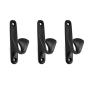 3-Pack Zinc Alloy Single Hook Hanger Wall Mounted Coat Robe Towel Hook Single Prong Hook for Kitchen Bedroom Laundry Room Dorm