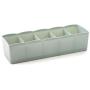 quysvnvqt Fashion Storage Boxes Storage Supplies Multi-grids Cosmetics Underwear Socks Holder Storage Boxes Rack Sundries Organizer for Home - Green