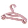 BIBIBA 10Pcs/Set Nordic Plastic Kids Durable Hangers for Clothes Home Children Baby Non Slip Clothes Hangers,Pink