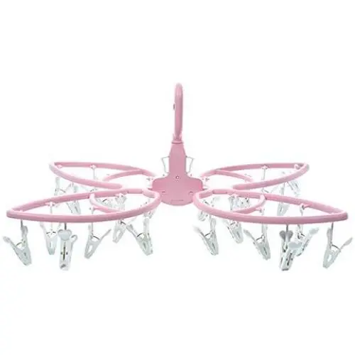 KYCPTNFJ Portable Clothes-Hanger 24 Clips Multifunctional Clothes Hangers Pants Storage Hangers Cloth Drying Rack Folding Clothes-Hanger KYCPTNFJ Portable Clothes-Hanger 24 Clips Multifunctional Clothes Hangers Pants Storage Hangers Cloth Drying Rack Folding Clothes-Hanger