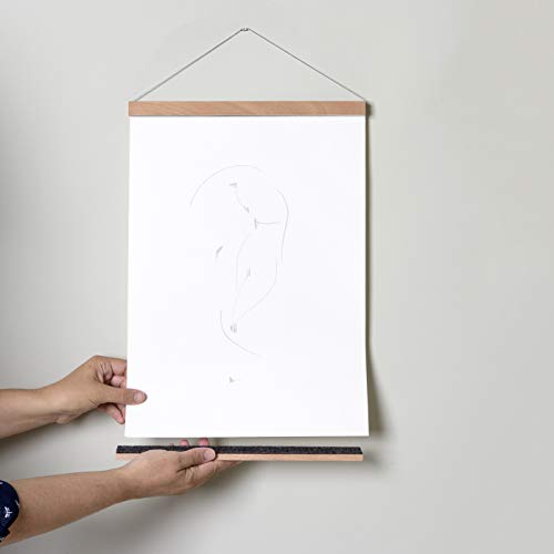 Wood Poster Frame, Poster Hanger, Print Hanger, Magnetic Frame, Art Hanger, Wood Print Hanger, Wood Poster Hanger
