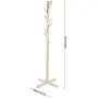 AUNMAS Wooden Clothes Tree Coat Racks Hat Rack Stand Standing Hanger for Clothes Clothes Suits Hat Handbags Suits Hat Handbags (1#)