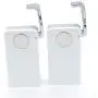 Set of 2 NUZAMAS Modern Stylish Standing Clothes Folding Coat Hooks, Key Rack Hanger, Foldable, Hidden Hook for Home, Bathroom, Kitchen, Bedroom, Door Entry