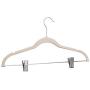 10pcs Random Color with Clips Multifunction Velvet Drying Rack, Garment Suit Non-Slip Closet Clothes Hangers Laundry Wardrobe Organizer