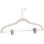 10pcs Random Color with Clips Multifunction Velvet Drying Rack, Garment Suit Non-Slip Closet Clothes Hangers Laundry Wardrobe Organizer