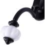BaoBae 2PCS Heavy Duty Wall Mounted Metal Hooks Cloth Robe Hat Hanger Holders Pumpkin Knob Hooks with Screws