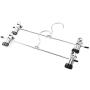 20pcs Stainless Steel Clip Stand Clothes Hanger Household Clothes Coat Skirt Dress Blouse Metal Hangers Hooks