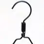 ZZYQ Metal Wire Clothes Hangers, Metal Hangers with Notches,Strong Coat Hanger,10pcs,Black ZZYQ Metal Wire Clothes Hangers, Metal Hangers with Notches,Strong Coat Hanger,10pcs,Black