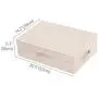 iwill CREATE PRO Fabric Folding Storage Boxes with Lid, Closet Storage Basket for Underpants, Scarves etc, Beige