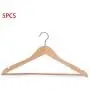 MCYYY 5 Pieces of Wooden Adult Clothes Hanger Jeans Pants Hangers Home Storage Rack Clothes Rack