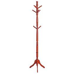 WZP Household Coat Rack Creative European-Style Floor Solid Wood Indoor Simple Hanger Simple Clothes Storage Rack Bedroom