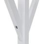 Shotbow Coat Rack Hat Stand Free Standing Display Rack, Solid Wood Hanger Bedroom Clothes Rack Hanging for Clothes Hats and Scarves, Elegant Design for Home or Office Hall and Entryway (White)