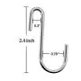 30 Pack Esfun Heavy Duty S Hooks Pan Pot Holder Rack Hooks Hanging Hangers S Shaped Hooks for Kitchenware Pots Utensils Clothes Bags Towels Plants