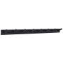 WEBI Coat Rack Wall Mounted,Coat Hanger Wall Mount,Hook Rack/Rail,8 Hooks for Hanging Backpack,Jacket,Clothes,Black