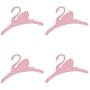 D DOLITY 4PCS/Pack Elegant Swan Design Clothes Hangers Baby Kids Wooden Coat Clothes Clothing Garment Hooks