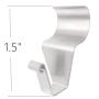 Vinyl Siding Hooks (10 Pack), Heavy Duty Stainless Steel Low Profile No Hole Hanger