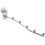 Sscon 5pcs Wall Mount Clothes Hanger Coat Rack Garment Diaplay Hook Clothing Hanging System Closet Storage Organizer 7.87"/20cm Long