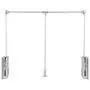 Nisorpa Pull Down Wardrobe Rail Lift Collapsible Closet Rod Aluminium Retractable Wardrobe Lift Hanger Organizer Storage System Soft Return Space Saving 35-48inch Weight Capacity 20KG/45lbs Nisorpa Pull Down Wardrobe Rail Lift Collapsible Closet Rod Aluminium Retractable Wardrobe Lift Hanger Organizer Storage System Soft Return Space Saving 35-48inch Weight Capacity 20KG/45lbs