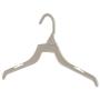 Mainetti 227 White All Plastic Hangers with Notches for Straps, Great for Shirts/Tops/Dresses, 14 Inch (Pack of 10)