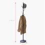 Creative Coat Rack, Bedroom Living Room Hangers Creativity Clothes Hanger Iron Art Coat Rack Multifunction Retro Coat Rack 32 175CM Hook up (Color : A)
