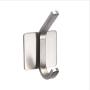 ON-FIX - Heavy Duty Adhesive Wall Hooks Stainless Steel Waterproof Hanger Hooks for Towel Clothes Keys - Bathroom Kitchen Storeroom - Pack of (4)