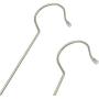 Maydahui 14PCS Extra Long S Shaped Hooks(7PCS 16 inch+7PCS 12 inch) Plant Hanging Hooks Stainless Steel Silver Hanger for Kitchenware Pergola Bird Feeder Flower Basket Indoor Outdoor Uses