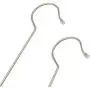 Maydahui 14PCS Extra Long S Shaped Hooks(7PCS 16 inch+7PCS 12 inch) Plant Hanging Hooks Stainless Steel Silver Hanger for Kitchenware Pergola Bird Feeder Flower Basket Indoor Outdoor Uses