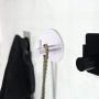 Cher9 8 Pcs Round Self Adhesive Hooks Home Kitchen Wall Door Hook Clothes Coat Bag Key Hanger Bathroom Towel Holder Storage Aluminum