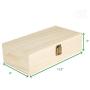 Mind Reader ESSOIL32-BRN Essential Oil Wooden Storage Boxes Organizer, Protector, Holds 32 Bottles, Case Box, Brown