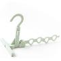 ZHAO YING Wall Mounted Clothes Hanger Multi-Functional Foldable Wall Drying Racks (Color : Green, Size : 1 Packs)