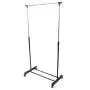 Cypress Shop Garment Rack Cloth Hanger Rolling Single Rail Rack 3 Tiers Heavy Duty Laundry Clothing Rack Hanging Bar Stainless Steel Pipe Adjustable Garment Hanger Clothing Drying Dryer Home Furniture