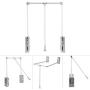 Nisorpa Pull Down Wardrobe Rail Lift Collapsible Closet Rod Aluminium Retractable Wardrobe Lift Hanger Organizer Storage System Soft Return Space Saving 35-48inch Weight Capacity 20KG/45lbs