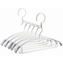 2pcs Random Color Multifunctional Hot Magic Space Saving Clothing Hanger Clothes Rack with Hook Wardrobe Closet Organizer