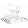 2pcs Random Color Multifunctional Hot Magic Space Saving Clothing Hanger Clothes Rack with Hook Wardrobe Closet Organizer