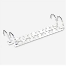 6Pcs Multifunctional Drying Storage Rack Clothes Folding Metal Quick Hanger Organizer Closet Hangers for Clothes Coat Hanger