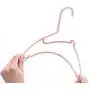 Iddefee Clothes Hanger Pack of 20 Solid Color Plastic Closet Organizer Hangers-4019.5cm Space Saving Collar Protection Design Pants Hangers (Color : Random, Size : 4019.5cm)