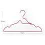 Fancy Colorful Aluminum Alloy Hanger for Clothes,Light Metal Shirts Dress Tops Hanger Non Slip 10 Pieces Random Color