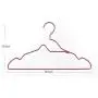Fancy Colorful Aluminum Alloy Hanger for Clothes,Light Metal Shirts Dress Tops Hanger Non Slip 10 Pieces Random Color