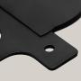Valensha Towel Rack, Hand Towel Ring Towel Bar Holder Cat Design Metal Wall Mounted Hooks Hat Coat Clothes Storage Door Hanger Decor Black