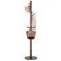 WZP Household Coat Rack Solid Wood Simple Home Bedroom Floor Hanger Simple Living Room European Creative Clothes Rack Home/Wine Red Color WZP Household Coat Rack Solid Wood Simple Home Bedroom Floor Hanger Simple Living Room European Creative Clothes Rack Home/Wine Red Color