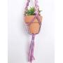 Mini Macrame Plant Hanger. Rear View Mirror Car Accessories. Car Rearview Mirror Plant Hangers