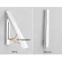 Uheng Retractable Clothes Rack - Wall Mounted Folding Clothes Hanger & Drying Rack for Laundry Room Closet Storage Organization, Aluminum, for Bathroom Bedroom Balcony